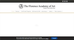 Desktop Screenshot of florenceacademyofart.com